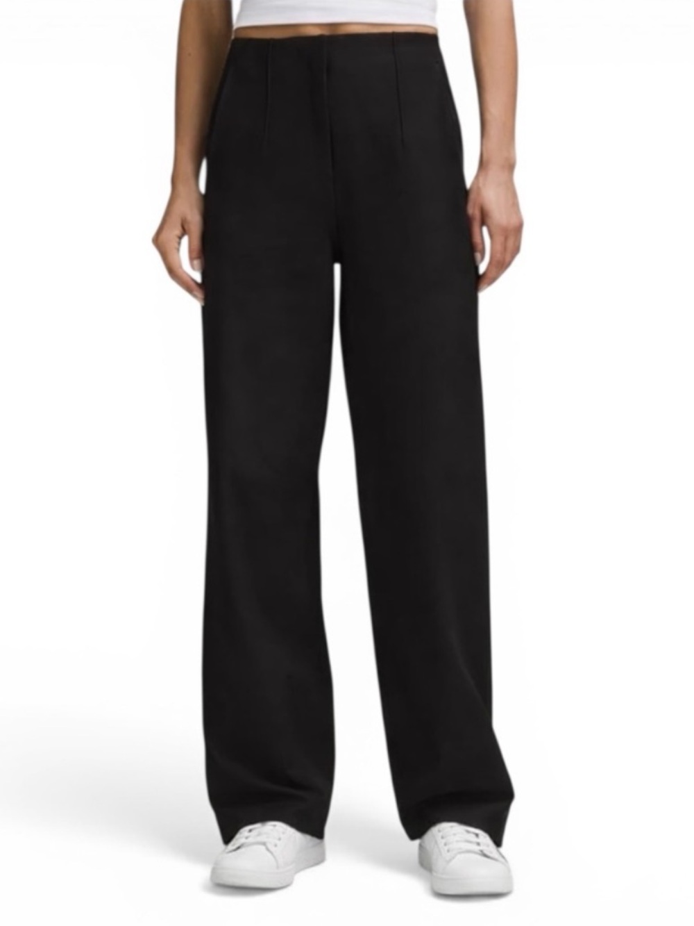 Lululemon Utilitech Relaxed Fit Mid Rise Trouser Black Size 8 Work Pants